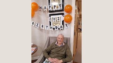 Huddersfield care home Resident celebrates 102nd birthday